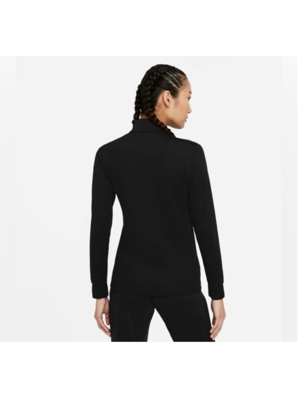 Nike Womens UV Protection Dri-FIT Long Sleeve Jacket Black Medium - Picture 3 of 6